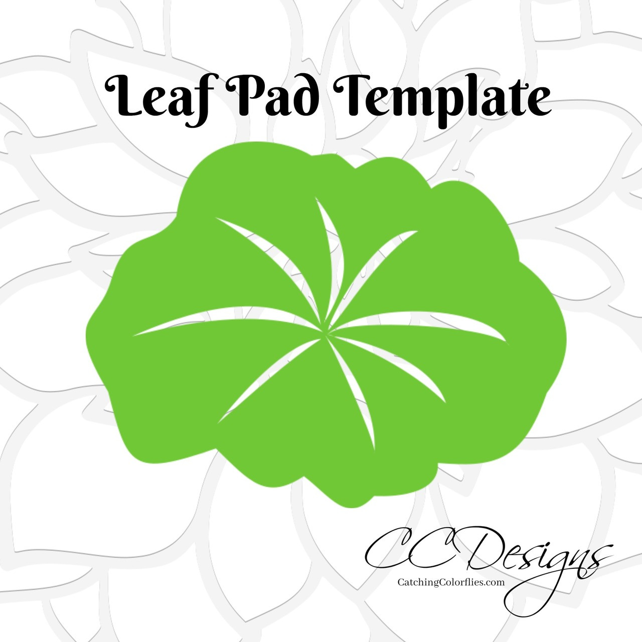 lotus style paper flower templates catching colorflies