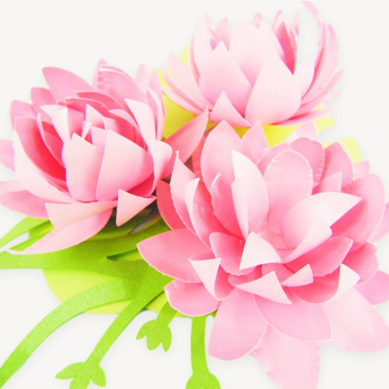lotus style paper flower templates catching colorflies paper lotus flower template