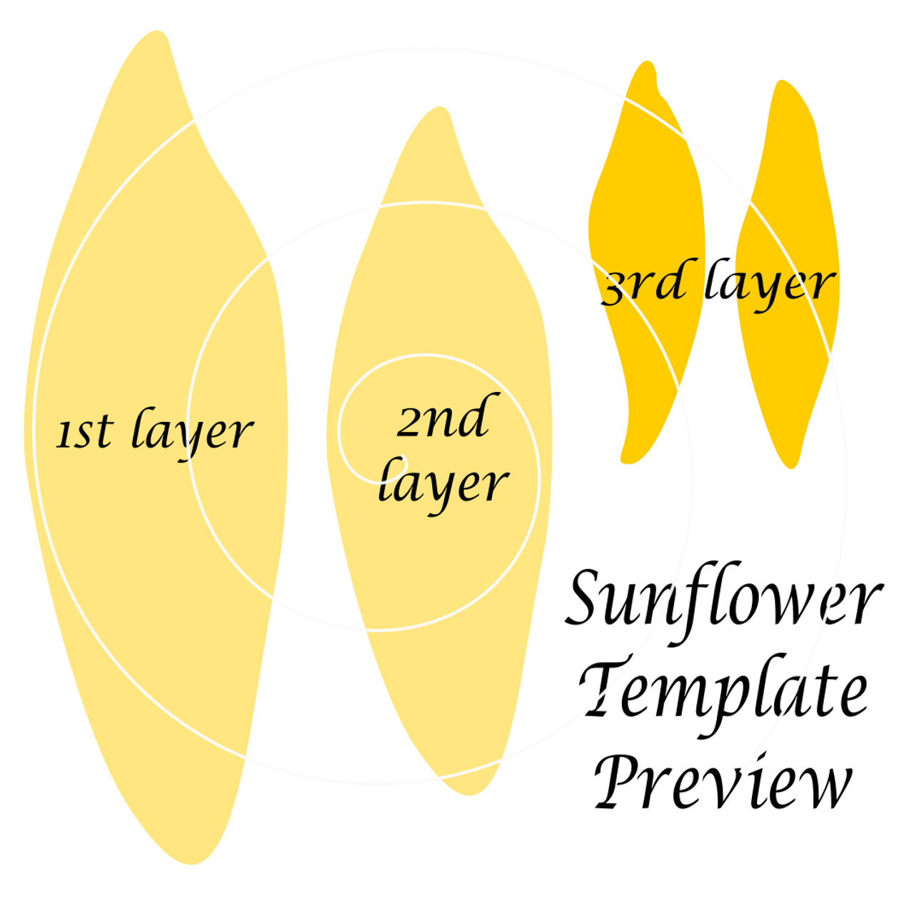 Giant Paper Sunflower Templates Catching Colorflies
