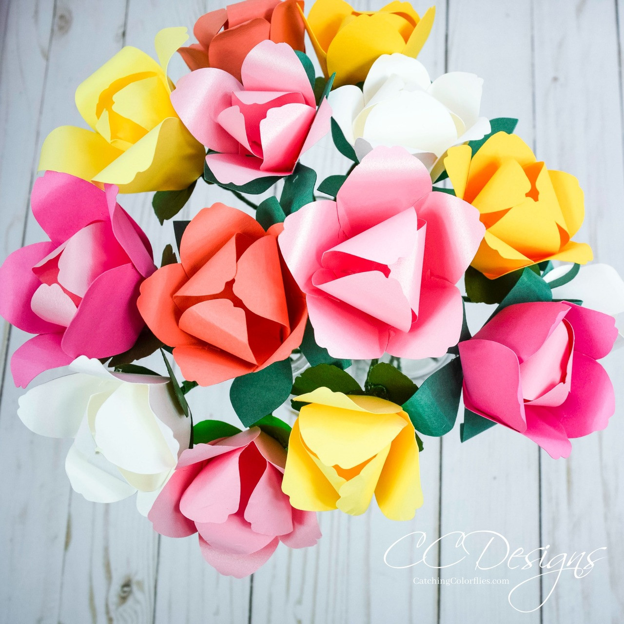 tulip paper flower templates small easter tulip small paper flower templates