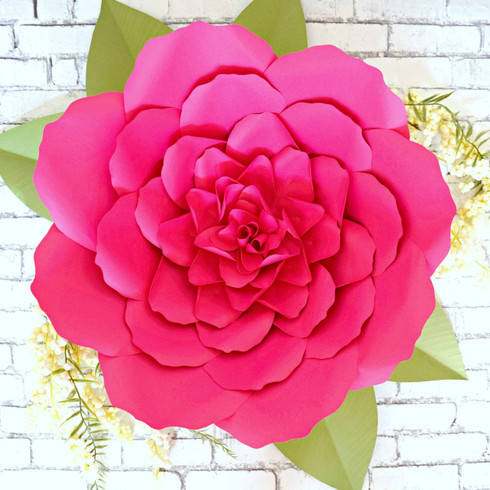 Giant Paper Flower Peony Templates- Lacey Style Flower - Catching ...