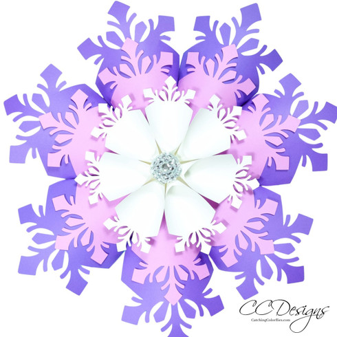 3D Christmas Snowflake Template : 21+ Awesome 3D Paper Snowflake Ideas | Free & Premium ... - 12pcs 3d snowflake swirls hanging garland christmas party new year glittery winter.