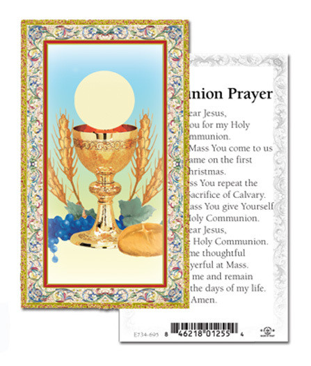 First Communion Holy Cards and Prayer Cards Zieglers