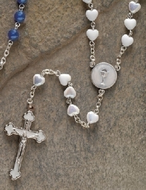communion rosary beads blessed