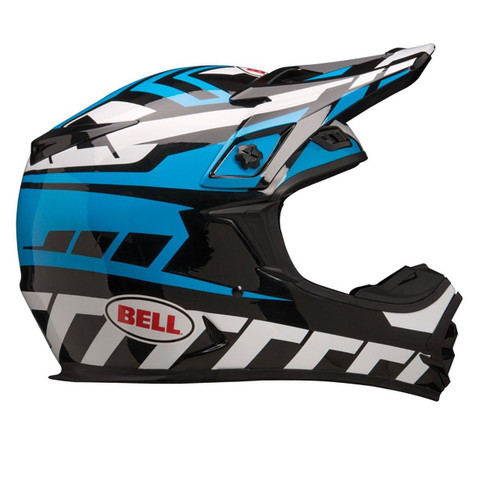 Bell MX-2 Dirt Bike Helmet Quantum Blue/White - Xtreme Helmets