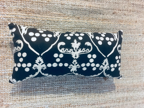 Pillow- Black and White Embroidered