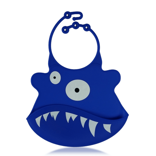 Silicone Baby Bibs with Crumb Catcher - Shark Silicone Baby Bibs with Crumb Catcher - Shark