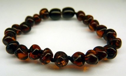 cherry amber teething bracelets