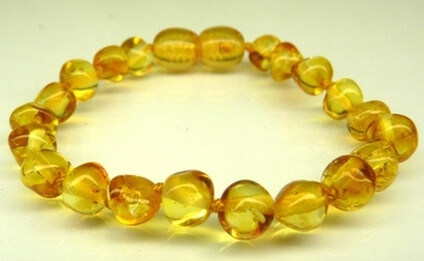 honey amber teething bracelets