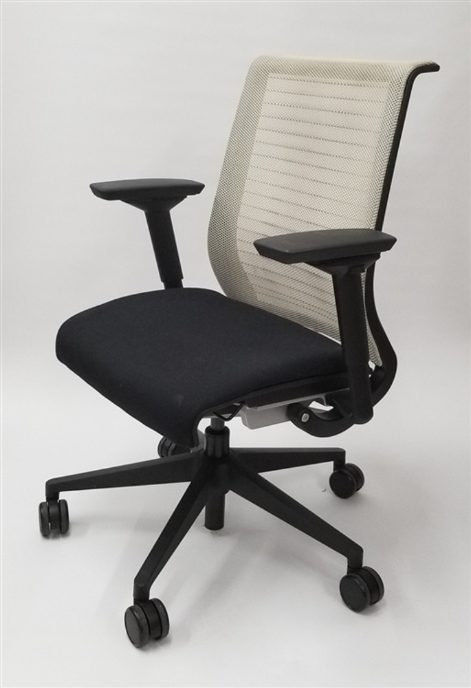 Steelcase Think Chair Mesh Back Fully Adjustable Model White