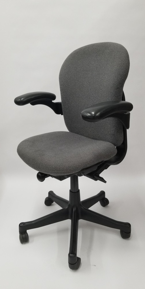 herman miller reaction chair in charcoal gray