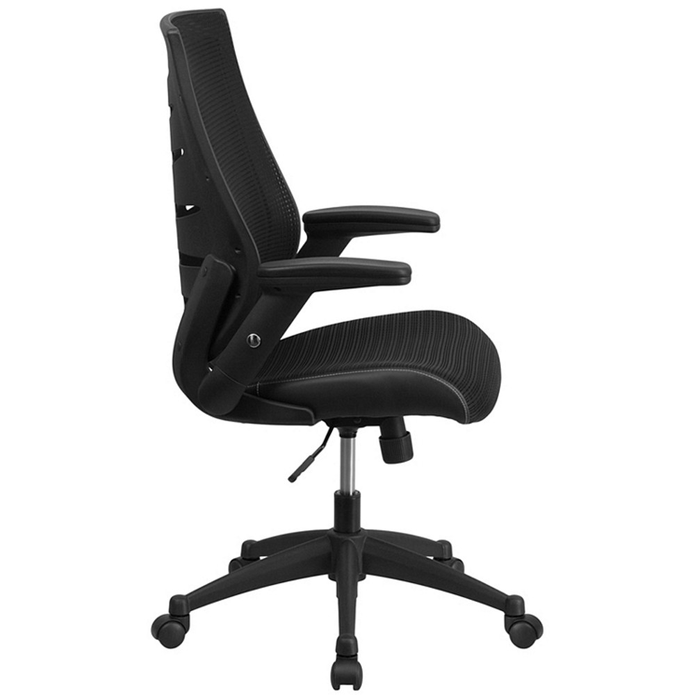 flash furniture high back designer black mesh executive swivel chair