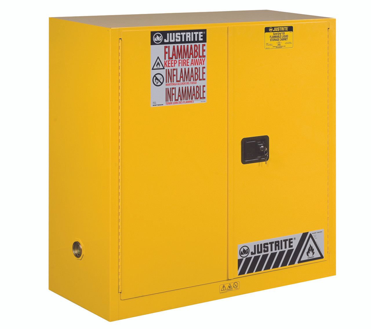 Justrite Flammable Safety Cabinet - 893000 - 30 Gallon Manual