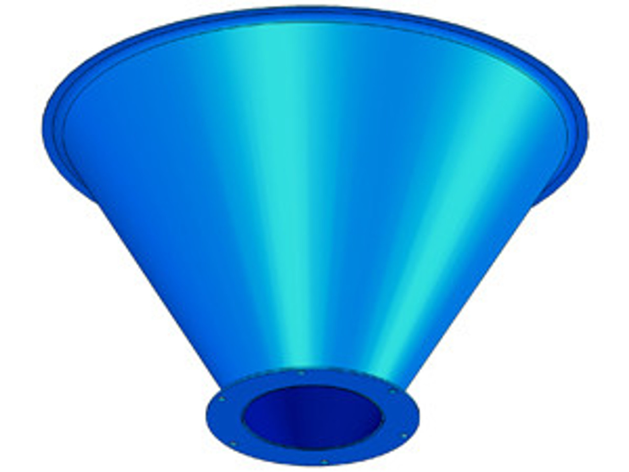 Morse Carbon Steel Drum Cone with Valve Flange