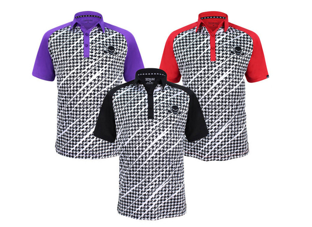 New Men's ProCool Houndstooth Golf Shirt
