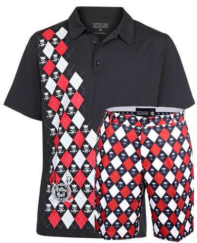 black monster golf outfit