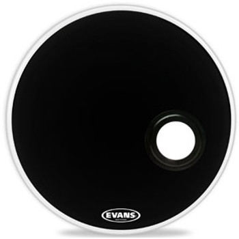 Evans EMAD Black Bass Drum Head Resonant Evans EMAD Black Bass Drum Head Resonant