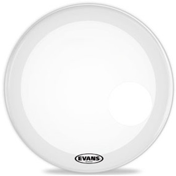 Evans EQ3 Coated White Bass Drum Head Resonant Evans EQ3 Coated White Bass Drum Head Resonant