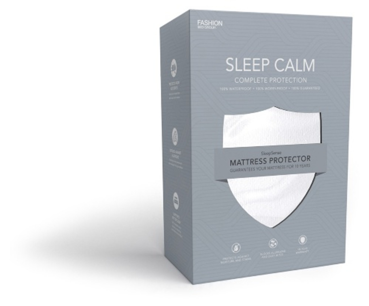 sleep calm plus zippered mattress protector