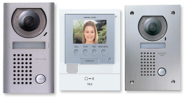 Aiphone JF-2MED Front Door Video Intercom - Kit