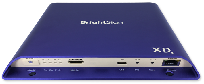 BrightSign XD1034 Expended I/O 4K Dolby Vision Digital Signage Media Player