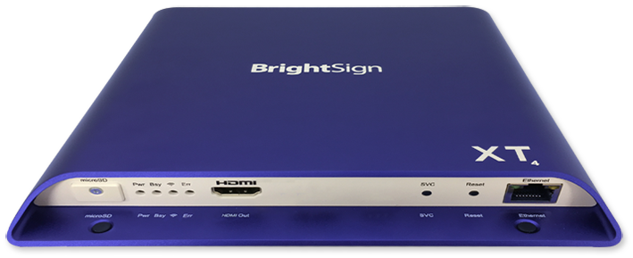 BrightSign XT244 Standard I/O 4K Dolby Vision Digital Signage Media Player