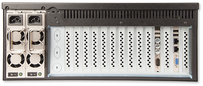Datapath VSN970 Intel Core i7 Video Wall Controller Chassis - rear view