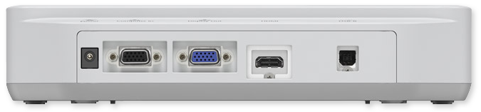 Epson ELP-DC21 Visualiser Document Camera - connectivity panel