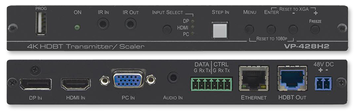 Kramer VP-428H2 3-Input 4K60 HDMI, DisplayPort & VGA Presentation Switcher