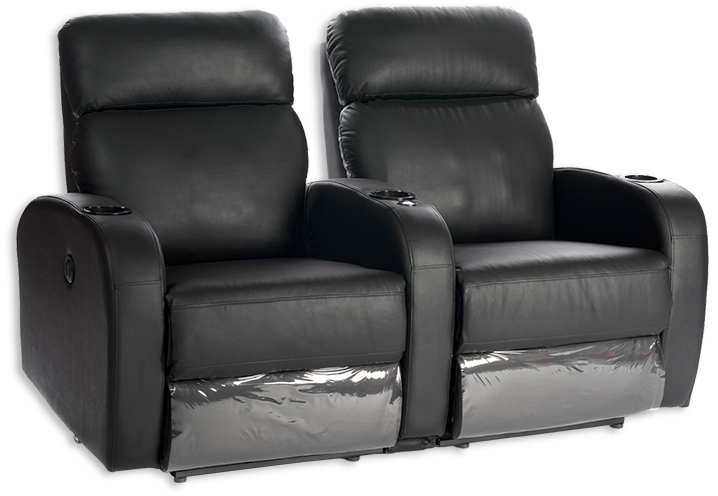 Manhattan New Yorker Leather / Suede Finish Cinema Seating