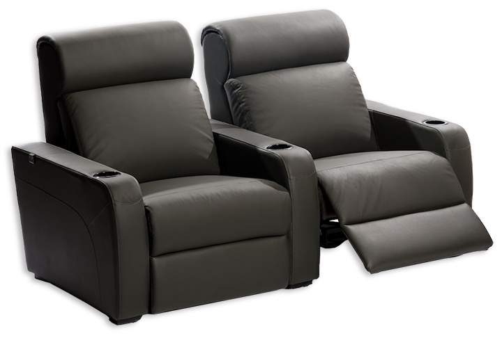 Manhattan New Yorker Pro Leather / Suede Finish Cinema Seating
