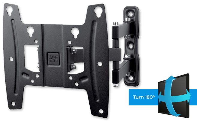 OFA Solid WM4251 Turn & Tilt TV Wall Mount - Suits 19" to 42"