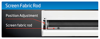 Screen flat adjustment system