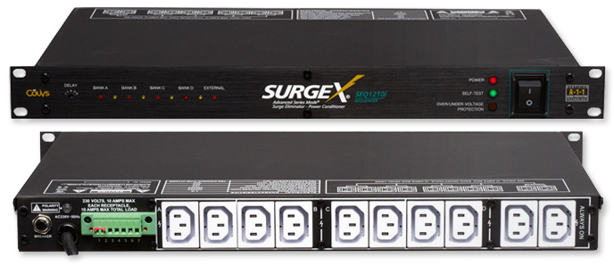 SurgeX Advanced SEQ1210i 1RU Rack Mount With Sequencing