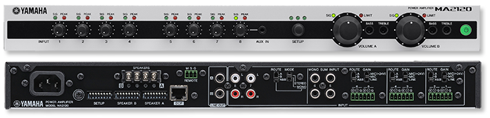 Yamaha MA2120 120W Class-D Mixer Amplifier | AV Australia Online