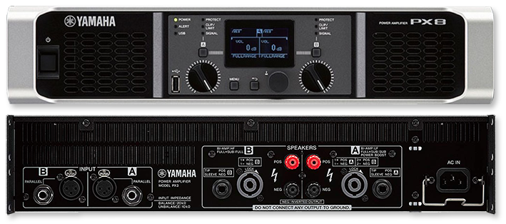 Yamaha PX8 x 800W ohm Power Amplifier With DSP AV Australia Online