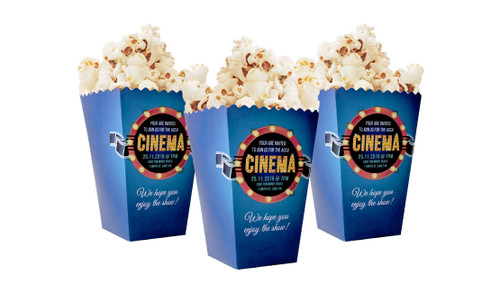 Personalised 10cm Pop Corn Box With Pop Corn Personalised 10cm Pop Corn Box With Pop Corn
