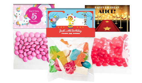 Lolly Bags With Custom Topper Lolly Bags With Custom Topper