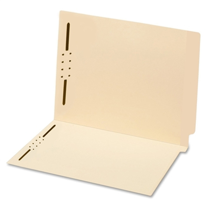 End Tab File Folder With 2 Embedded Fasteners