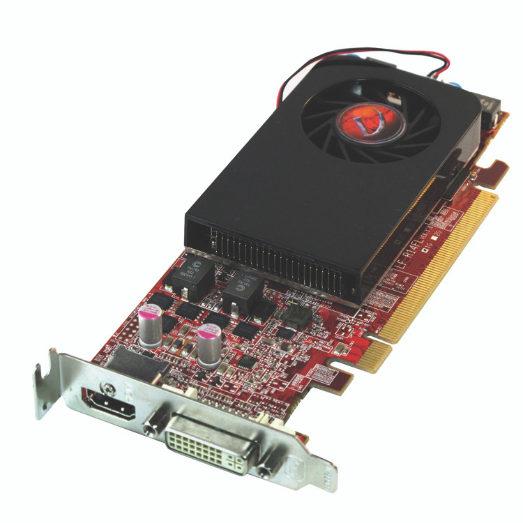 Radeon 7750 SFF 1GB DDR3 (2X HDMI with a HDMI to DVI adapter)