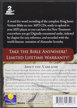 KJV Complete by Alexander Scourby (MP3) (2 Discs) KJV Complete by Alexander Scourby (MP3) (2 Discs)