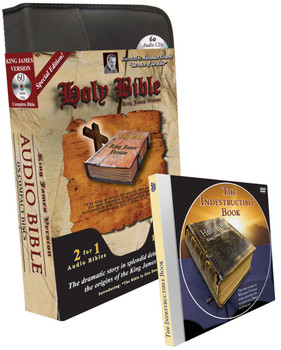 KJV Complete Bible "Special Edition" (MP3/CD) with Indestructible Book DVD and Bible in One Hour KJV Complete Bible "Special Edition" (MP3/CD) with Indestructible Book DVD and Bible in One Hour