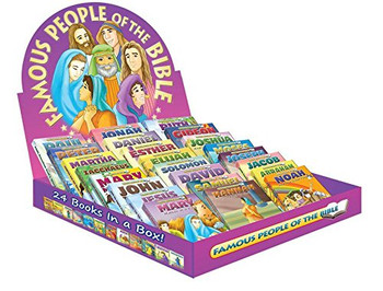 Famous People of the Bible, Display with 24x2 Books Famous People of the Bible, Display with 24x2 Books