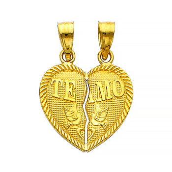 Yellow Gold Pendant - 14 K - PT410 Yellow Gold Pendant - 14 K - PT410