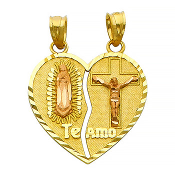 Yellow Gold Pendant - 14 K - PT405 Yellow Gold Pendant - 14 K - PT405