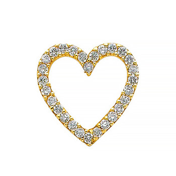 Yellow Gold Pendant - 14 K - CZ - PT582 Yellow Gold Pendant - 14 K - CZ - PT582