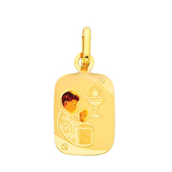 First Communion Gold Pendant - 14 K. 1.1 gr. - PT213 First Communion Gold Pendant - 14 K. 1.1 gr. - PT213