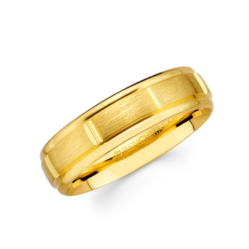 Yellow gold wedding band - BC2-25 Yellow gold wedding band - BC2-25