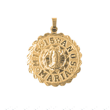 Forever 15 - Yellow Gold Pendant - XV012 Forever 15 - Yellow Gold Pendant - XV012