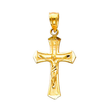 Yellow Gold Cross 14K 0.8 gr. - PT42 Yellow Gold Cross 14K 0.8 gr. - PT42